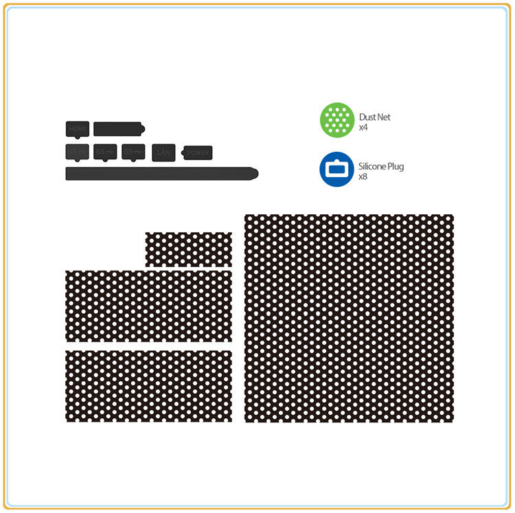 DOBE  XBOX SERIESX 호스트 더스트 플러그 XSX 게임 콘솔 더스트 필터 더스트 플러그 세트 액세서리