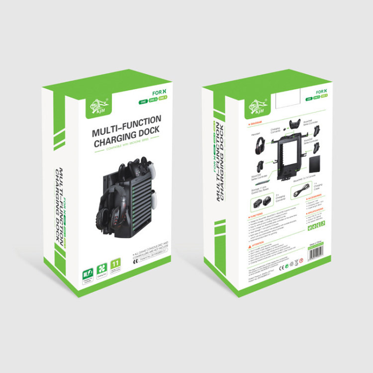 KJH  XBOX ONE|X|슬림 호스트 냉각 팬 베이스 핸들 충전 디스크 보관 브래킷