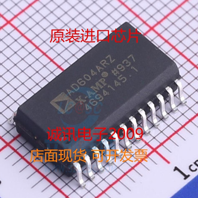 AD604ARSZ 封装SSOP24 双通道超低噪声可变增益放大器  全新