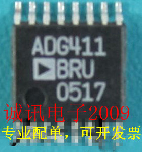 全新ADG411BRU ADG411BRUZ LC2MOS精密四通道单刀单掷开关 可直拍