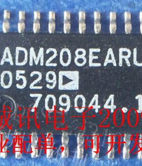 全新ADM208EARU CMOS RS-232 200KBPS收发器 4个驱动器 TSSOP芯片