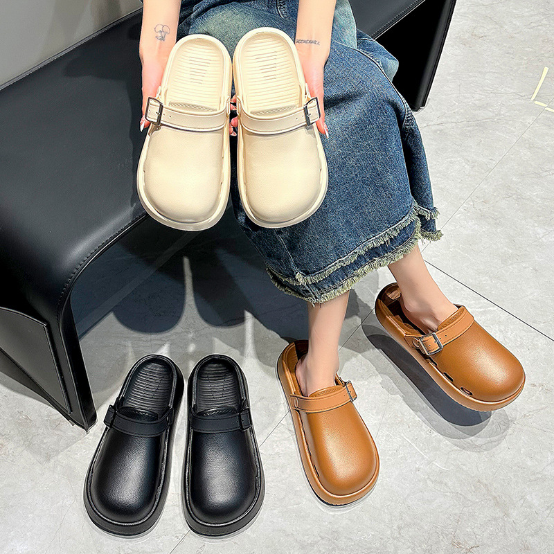 勃肯鞋EVA拖鞋女一字拖凉拖鞋男居家鞋居家凉拖包头拖女沙滩鞋男