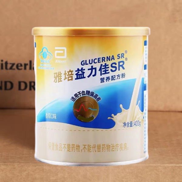 雅培 益力佳sr 成人中老年低糖营养配方粉血糖偏高者孕妇适用奶粉