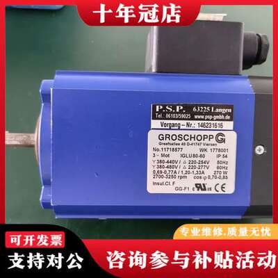 议价WK 1778001格罗肖普GROSCHOPP大功率马达。原可维修