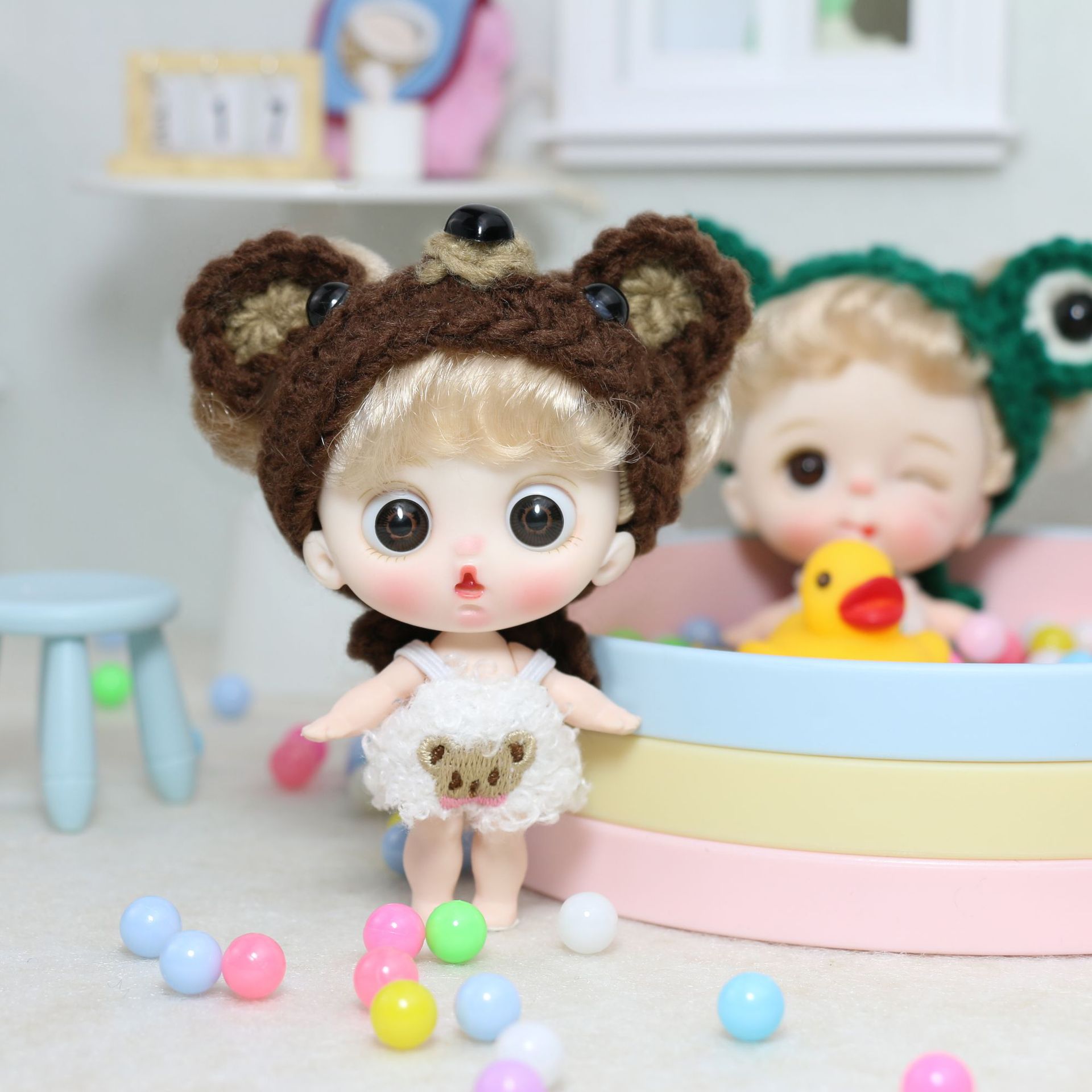 BJD娃娃OB11公仔摆件关节可活动