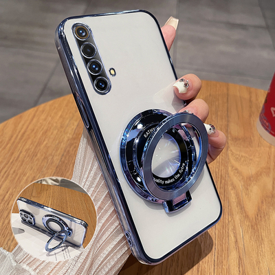 realmeX50硅胶透明电镀手机壳