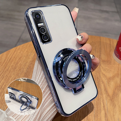 vivoS7e硅胶透明电镀手机壳