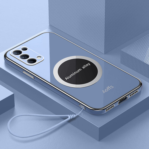 opporeno5硅胶简约手机壳磁吸