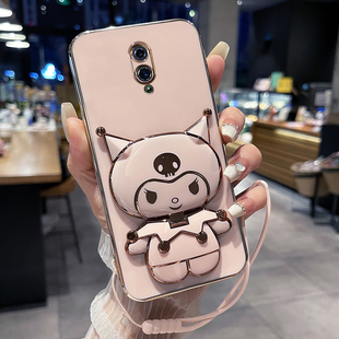 适用opporeno手机壳reno10十倍变焦版 保护硅胶套oppo全包防摔oppreno软壳opopreno1可爱卡通女opooreno带镜子