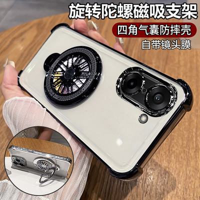 适用一加ace5竞速版手机壳1加aec5至尊透明保护硅胶套自带镜头膜PLC110全包气囊防摔PLF软oppo男女十支架新款