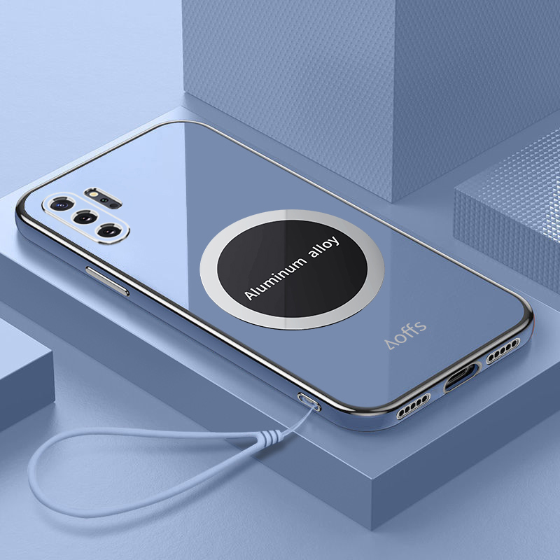 三星note10+硅胶简约手机壳磁吸