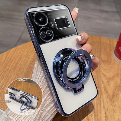 真我gt5硅胶透明电镀手机壳