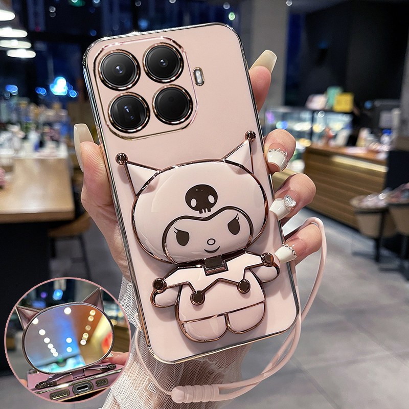 库洛米支架◆补妆镜子◆孔位精准◆裸机手感