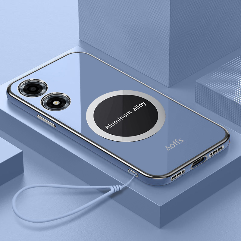 荣耀play9C硅胶简约手机壳磁吸