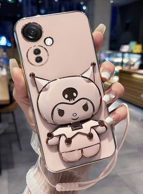 适用oppok11x手机壳oppo保护K11x硅胶套PHF110全包防摔5G软壳opk可爱opook新款opopk女x5g带镜子0pp0支架oppo