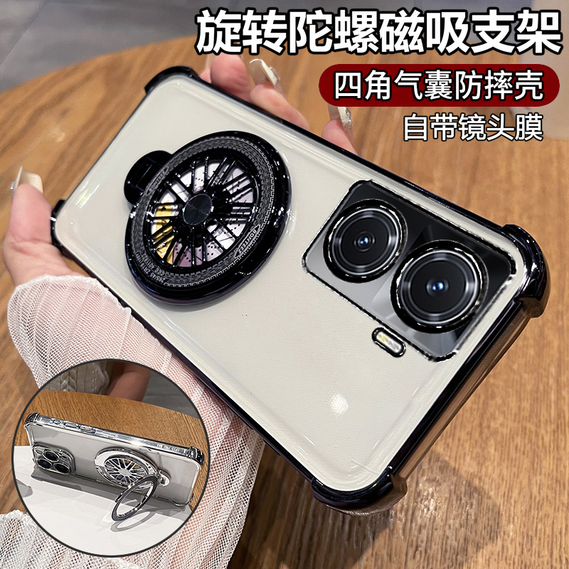 适用vivoy77手机壳vivo透明y77t保护硅胶套V2219A自带镜头膜全包防摔软壳voviy男女voy高颜值新款高级感775g