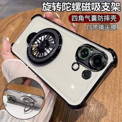 适用oppok13turbo手机壳oppo透明k13turbopro保护软硅胶套5g自带镜头膜PLM110全包气囊防摔PLE男女opk支架pro