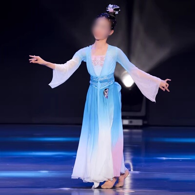水云涧舞蹈服桃李杯少儿古典舞演出服艺考级舞台中国风飘逸服装