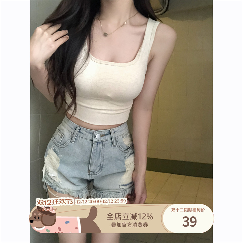 背心百搭吊带韩风美背