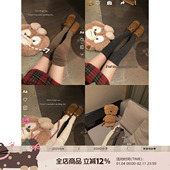 DDXZ夕子韩系时尚 棉质螺纹长款 长筒过膝袜显瘦百搭长袜小腿堆堆袜