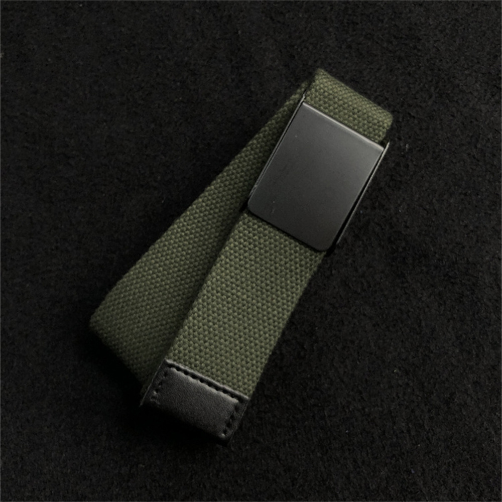 潮牌高端帆布腰带学生军训青少年皮带裤带年轻人潮流风布腰带男女