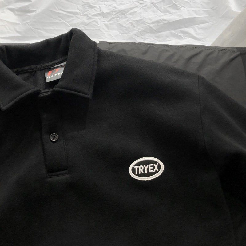 港风翻领纯色情侣POLO领卫衣男外套男款痞帅 上衣薄款polo潮牌