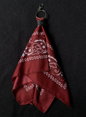 潮牌配饰红色腰果花嘻哈街舞挂件男女百搭时尚配饰挂饰钥匙扣吊饰