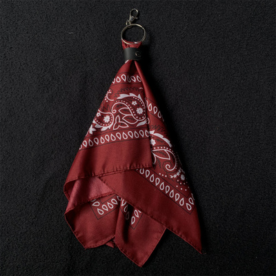 潮牌配饰红色腰果花嘻哈街舞挂件男女百搭时尚配饰挂饰钥匙扣吊饰