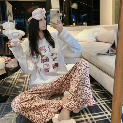 甜美可爱少女心猫猫家居服