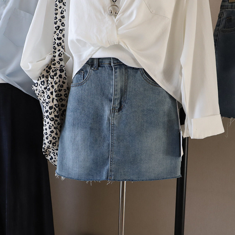 2026春夏新韩版高腰小个子时尚百搭牛仔半身裙女防走光包臀短裙潮