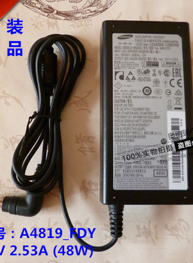 原装三星19V 2.53A电脑液晶显示器电源开关变压适配器A4819_FDY