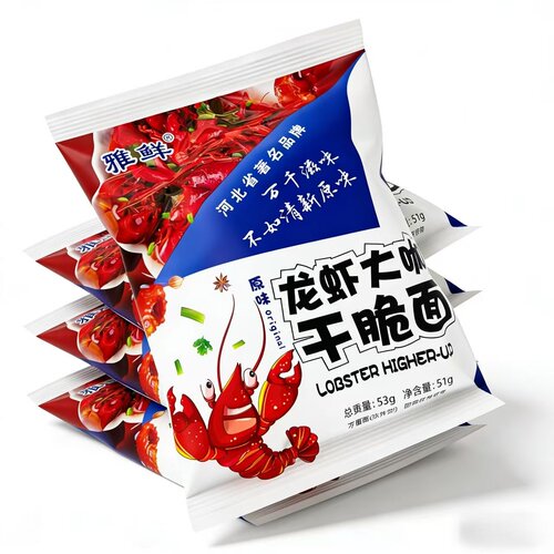 雅鲜蟹黄50g双面饼干脆面