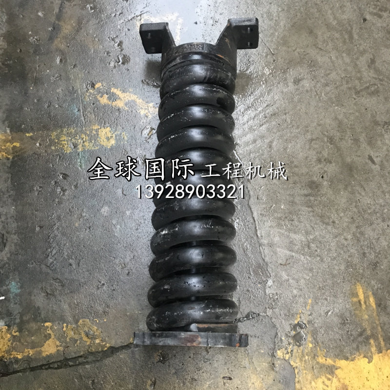 挖掘机配件 卡特 e325/329d 涨紧油缸 弹簧 拉杆 总成 引导轮油缸