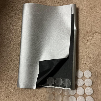 遮光布小片可裁剪带魔术贴圆片粘贴遮阳布防晒DIY便携窗户挡太阳