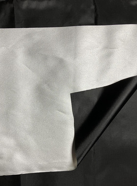 【定制】单面银遮光布料实验室厂房窗帘定制摄影舞台背景黑色幕布