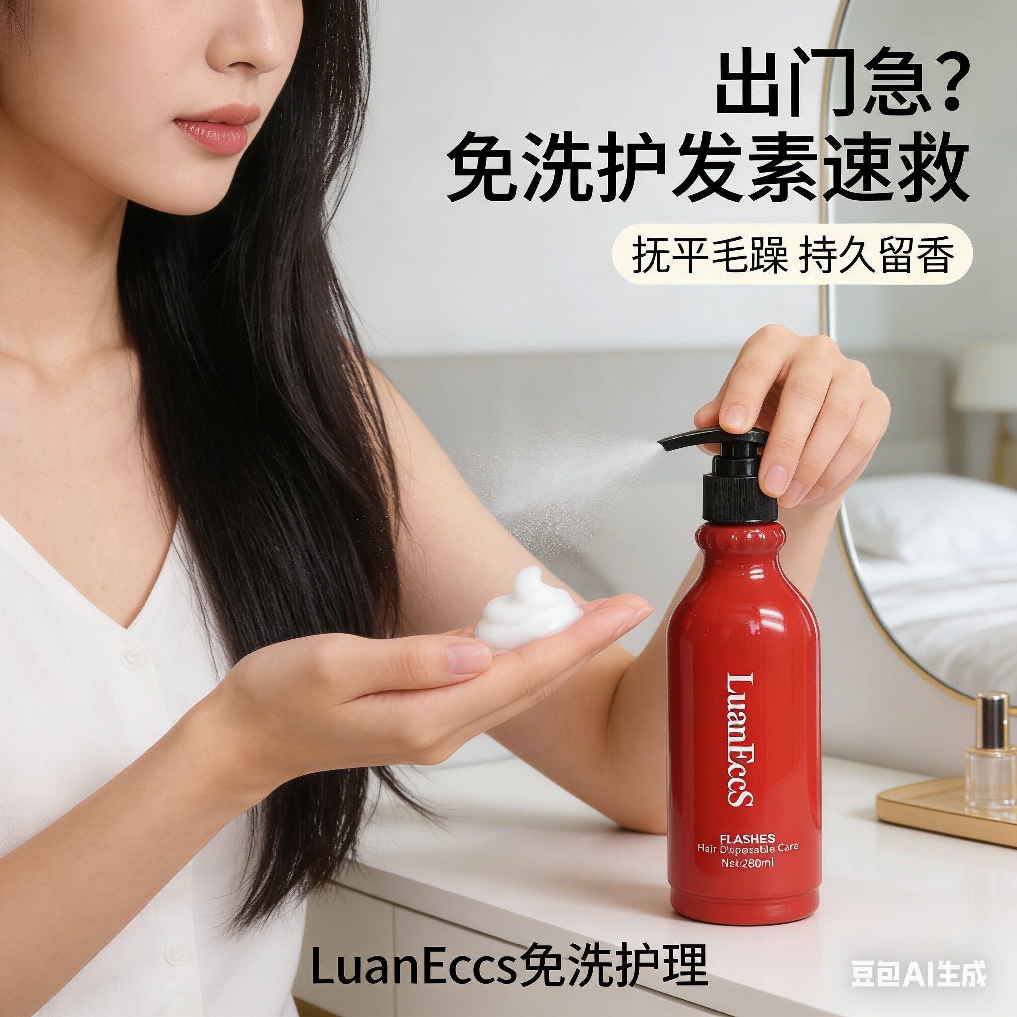 免洗护发素免洗发膜柔顺修护干枯毛糙顺滑角质儿童蛋白精华乳