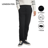 空气棉松紧弹力腰休闲长裤 男抽绳百搭修身 运动男裤 伦敦雾秋季 卫裤