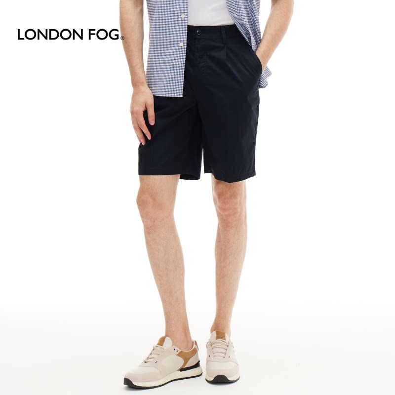 倫敦霧春夏新品商務休閑中褲收身無褶淨色百搭舒適時尚運動褲子男在類目 男裝, 休閒褲中 - 來自Buy2taobao.com提供專業的淘寶代購服務