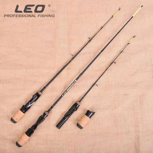 LEO乐欧一体扁体独节稍冰钓筏竿