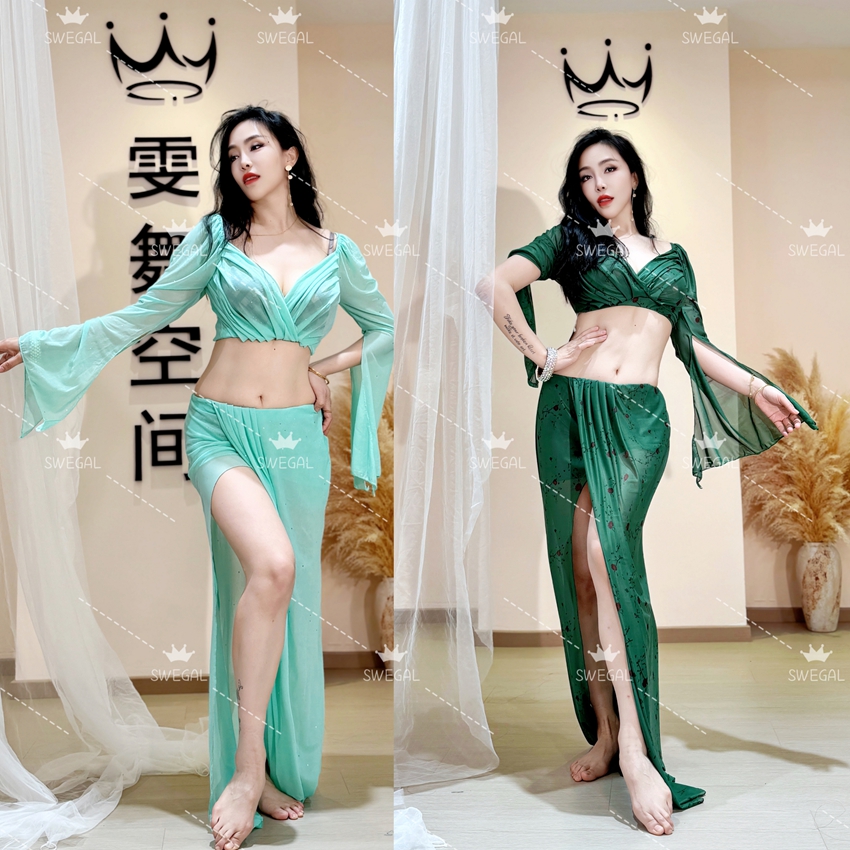 美肚东方舞练功服肚皮舞套装