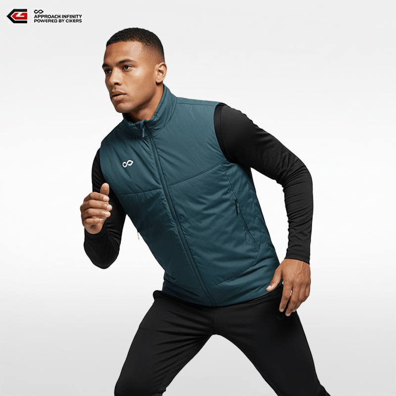 赛客cikers运动棉马甲秋冬季