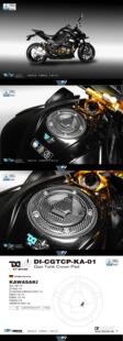 川崎 ZX-6R-9R-10R-12R Z800 Z1000 DMV碳纤维 油箱盖贴花 贴纸