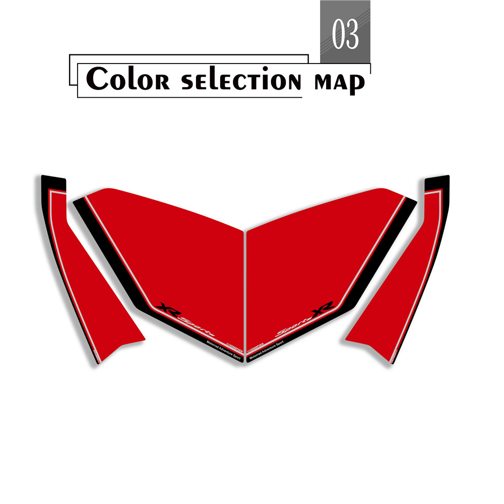 宝马适用于bmwf900xr防滑油箱贴