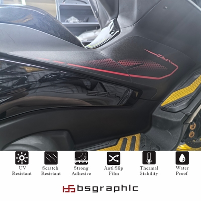 适用于 TMAX560 tmax560 22-25年 油箱贴车板侧贴 油门通道保护贴