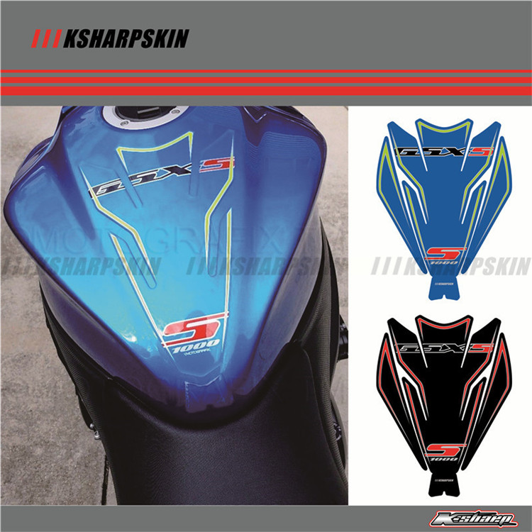 KSHARPSKIN GSX-S1000 GSX-S1000F 3D创意油箱鱼骨贴 贴纸 油箱贴
