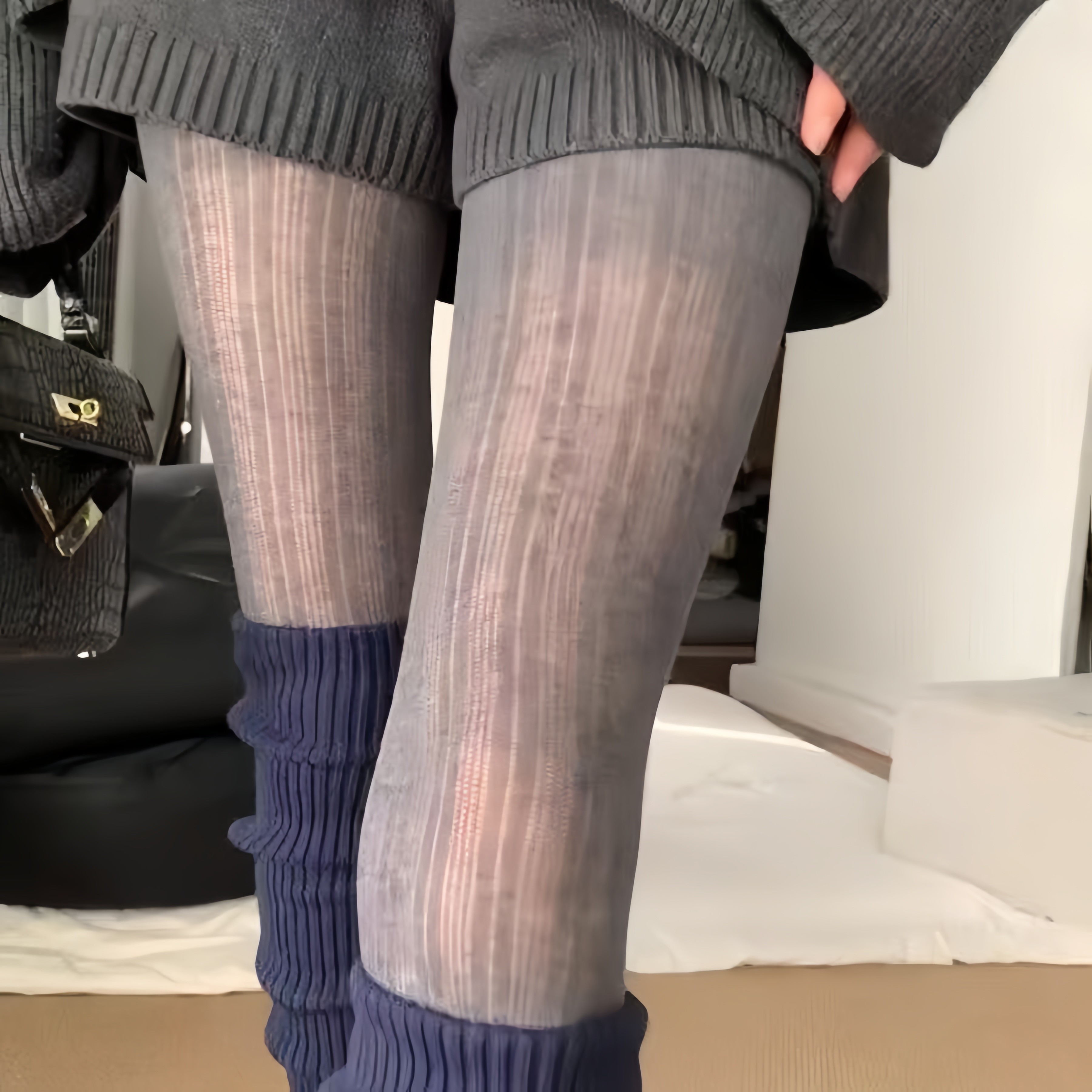 美到窒息~miu风薄款微透灰色连裤袜子女细条纹显腿细直脚跟打底裤,女士内衣/男士内衣/家居服,连裤袜/打底袜,淘宝优惠券,粉丝福利购,淘宝优惠卷