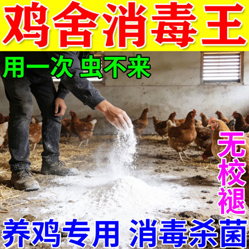鸡圈消毒液养殖场专用家禽鸡鸭鹅除臭过硫酸氢钾杀虫杀菌专用消毒