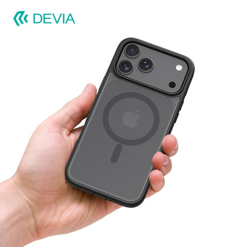 DEVIA/迪沃品尚系列防摔简约磁吸保护套17保护壳适用苹果iPhone17ProMax磨砂透明时尚潮流手机壳