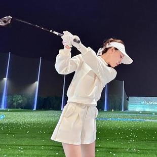 TASHI GOLF秋冬长袖polo衫ig高尔夫服装女士卫衣运动短裤网球新款