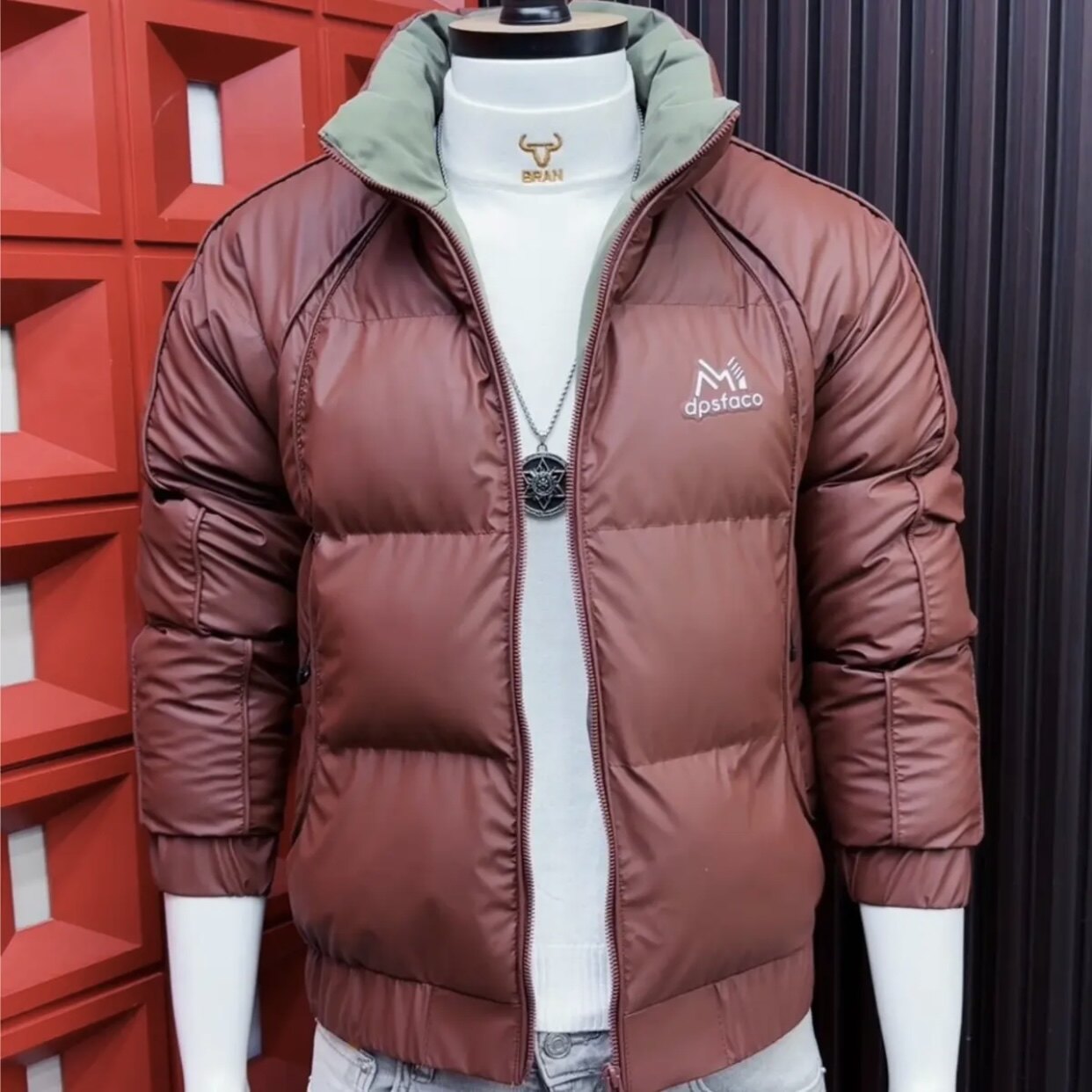 韩版修身男士立领棉衣冬季加厚保暖时尚百搭棉服外套时尚气质新款